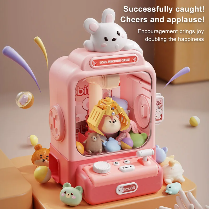 STLF آلة مخلب تعليمية مخصصة للأطفال تعمل بقطع النقود المعدنية لعبة تفاعلية لهدايا عيد الميلاد للفتيات #3