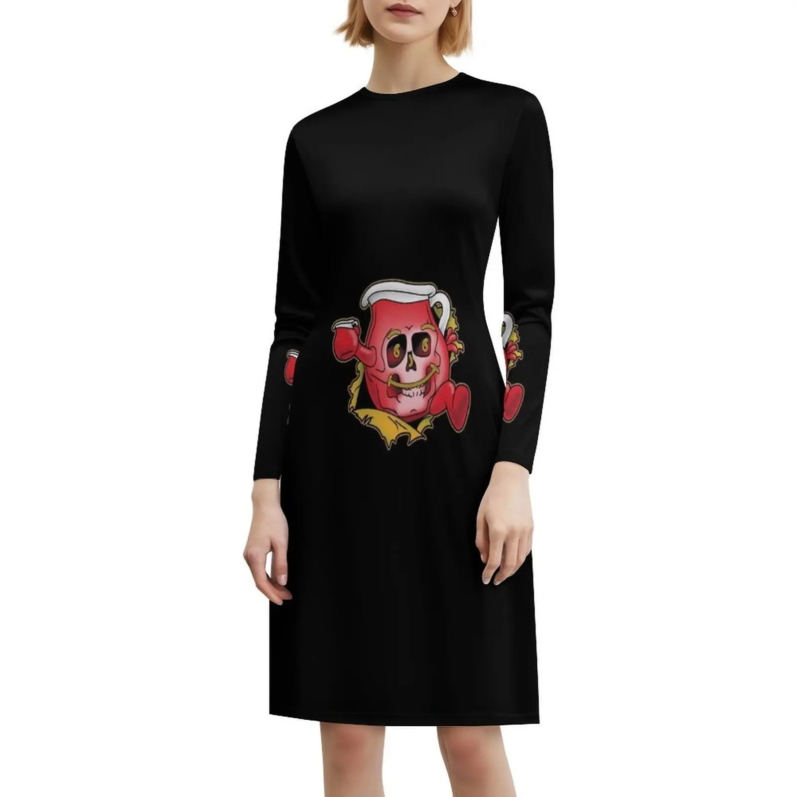 أوه نعم! فستان قصير على طراز Preppy للنساء على شكل حرف A فستان كاجوال فضفاض مناسب للنهار فساتين نسائية #6