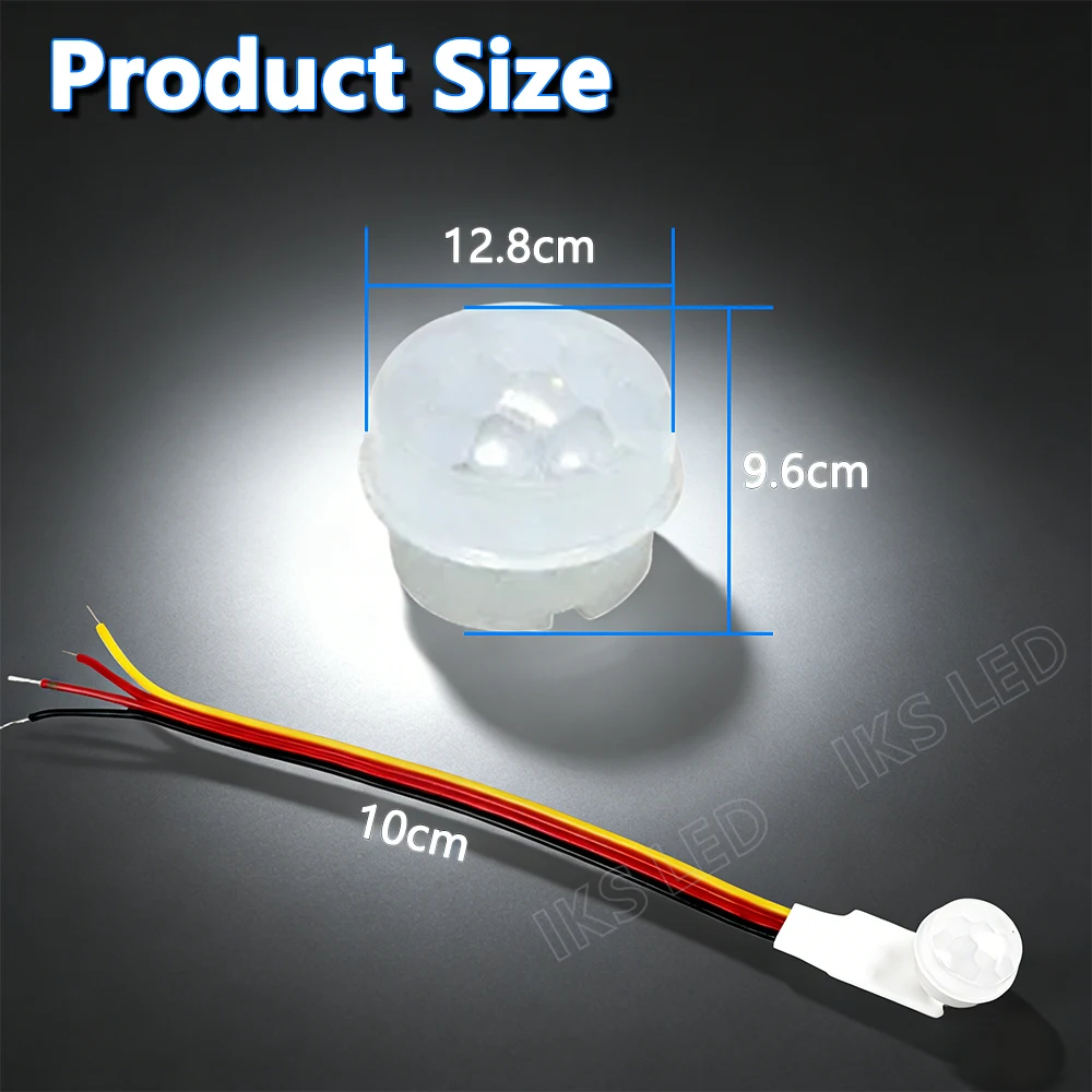 DC 3.7 To 24V Mini Motion PIR Pyroelectric Infrared Motion Human Sensor Automatic Detector Module PIR Sensor for Led Strip