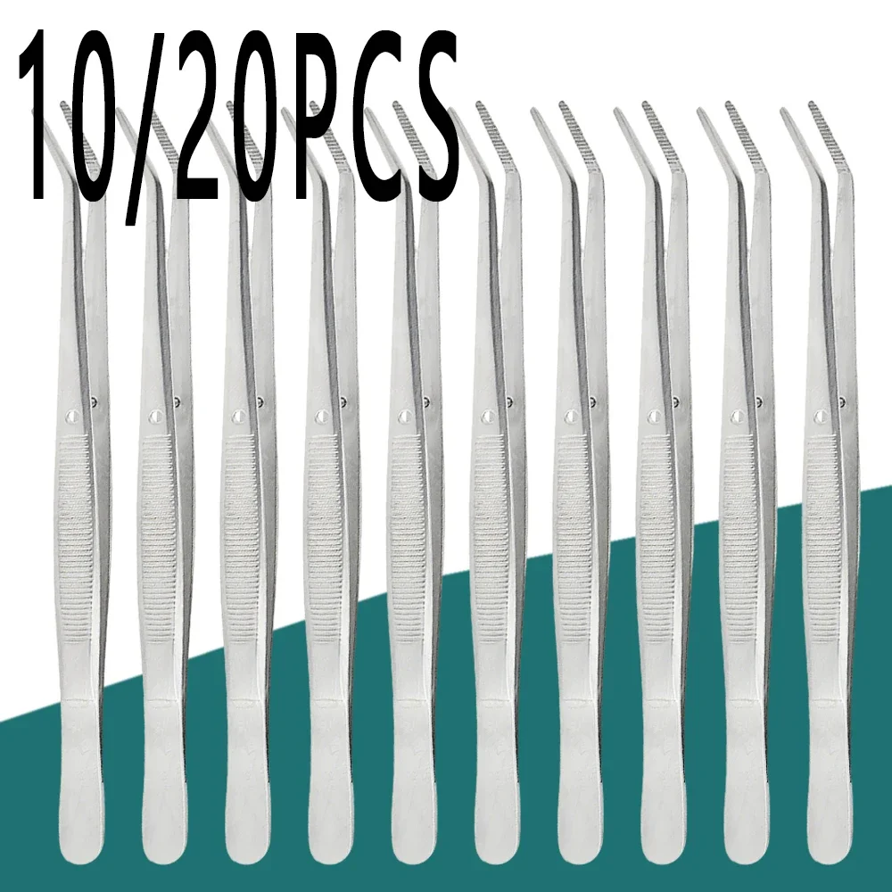 Stainless Steel Dental Tweezers Cotton Pliers Filling Clip Nippers Professional Medical Surgical Instruments Set for Clinic