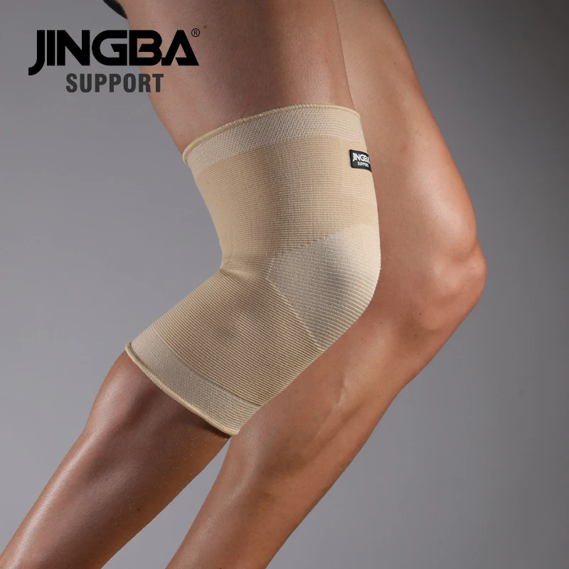 JINGBA SUPPORT sportowe nakolanniki do koszykówki wsparcie elastyczna nylonowa orteza stawu kolanowego siatkówka ochraniacz kolan Rodillera Deportiva