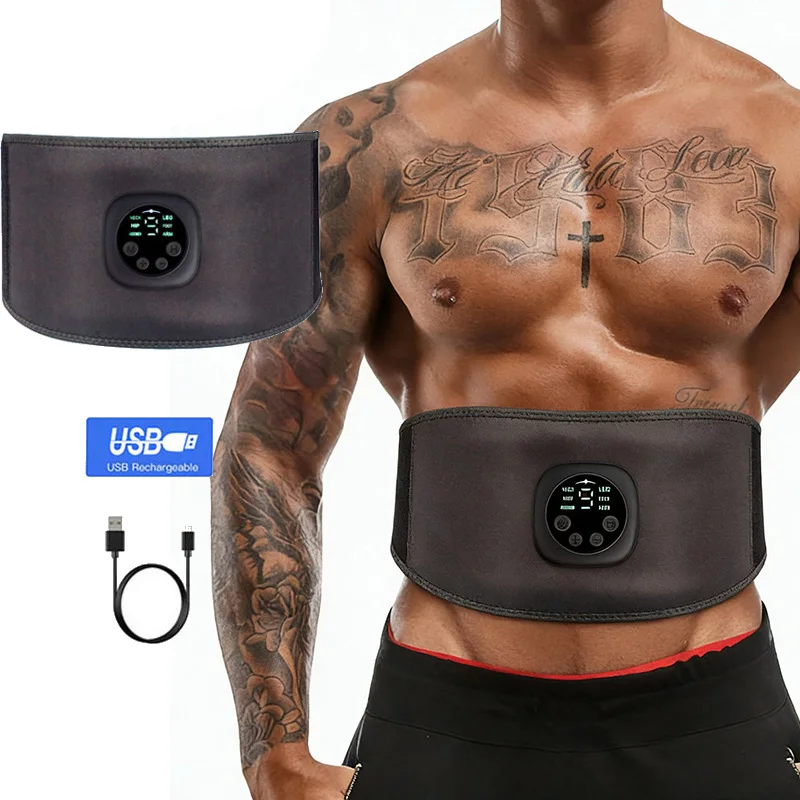 

Миостимулятор: пояс для тонизирования мышц живота, умный тренажер для пресса, USB-зарядка, массажер для тела, оборудование для домашнего спортзала