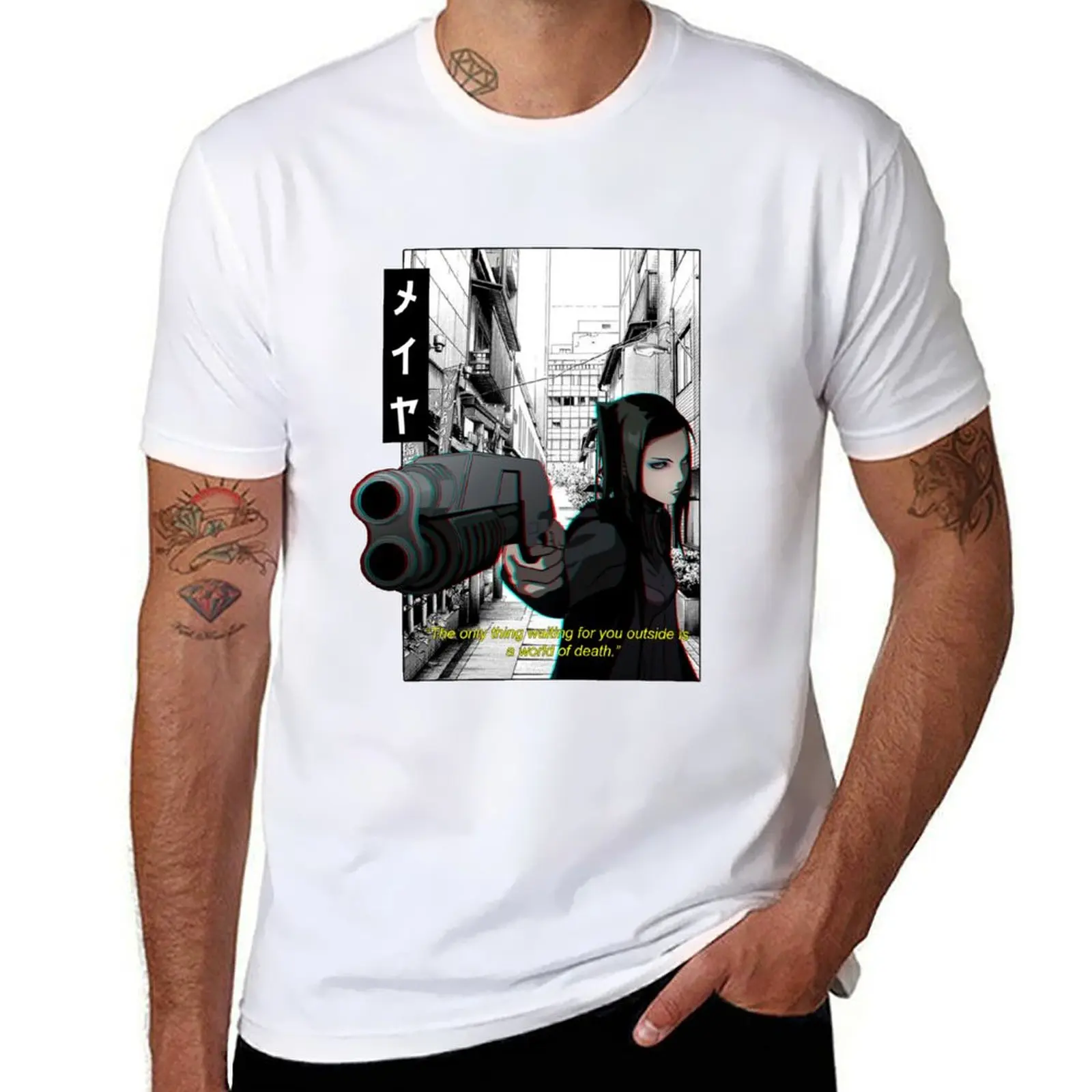 

Ergo Proxy / re-L manga style T-Shirt cotton tshirt 100% man t shirts for men casual T-Shirt