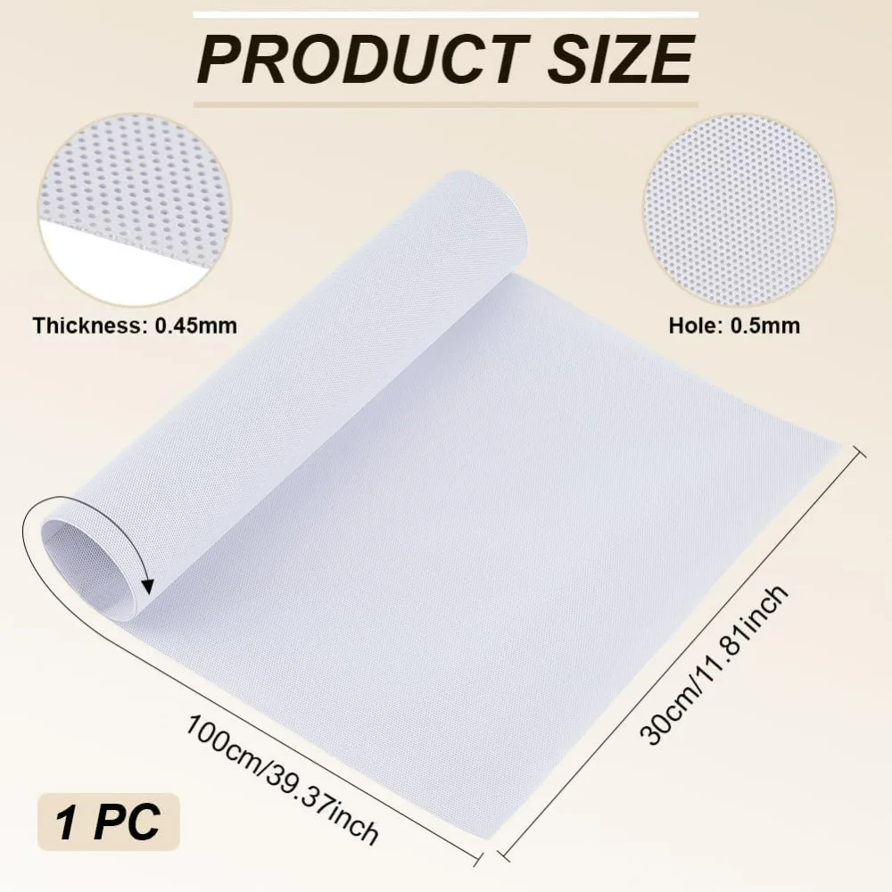 Custom Fursuit Eye Mesh 39x11.8inch White PVC Net 0.45mm Thick Waterproof Printable Mesh for Furries Cosplay Props Fursuits - Image 2