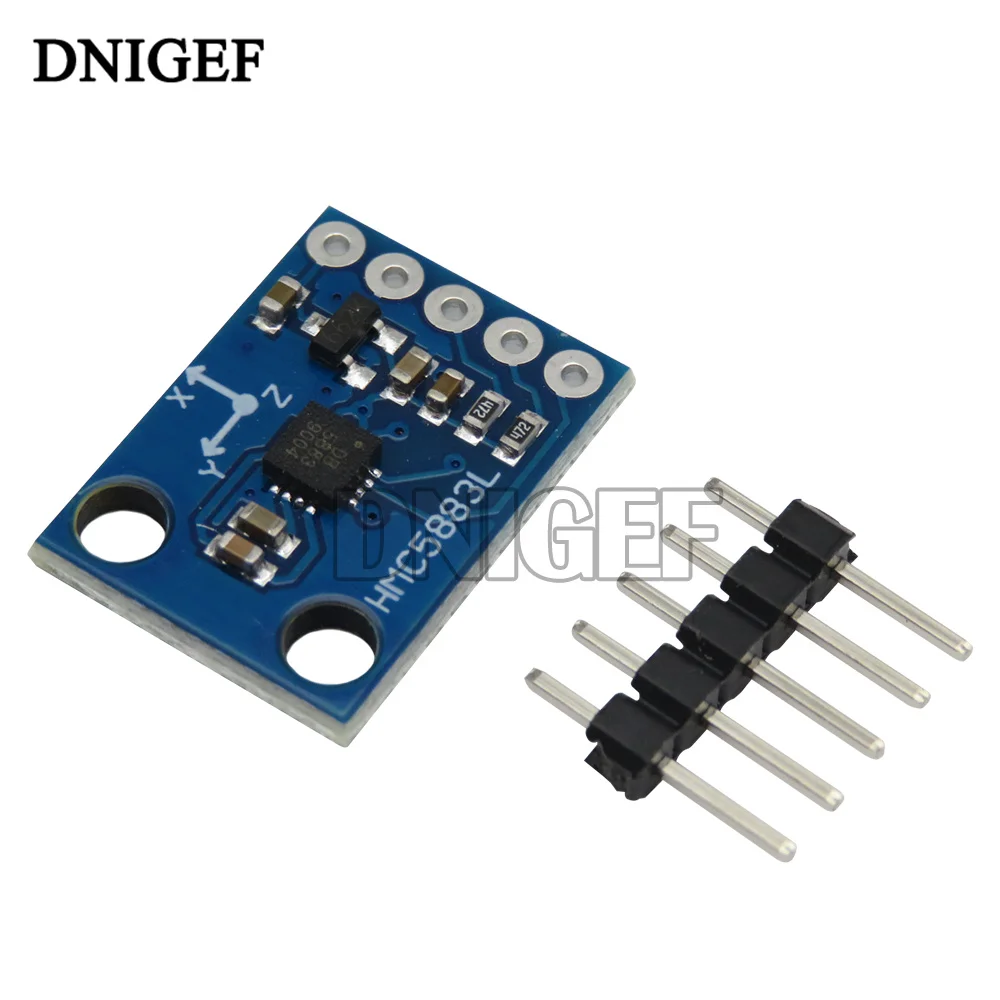 1 PCS DNIGEF GY-273 Sensor Module 3V-5V QMC5883L Triple Axis Compass Magnetometer Sensor Module Three Axis Magnetic Field Module