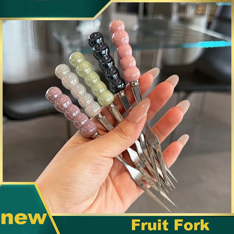 Stainless Steel Fruit fork Suitable For Wedding Birthday Party Decoration Camping Tools