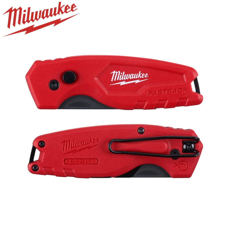 MILWAUKEE FASTBACK Compact Folding Utility Knife Multi-Purpose Knife Milwaukee Hand Tools 48-22-1500