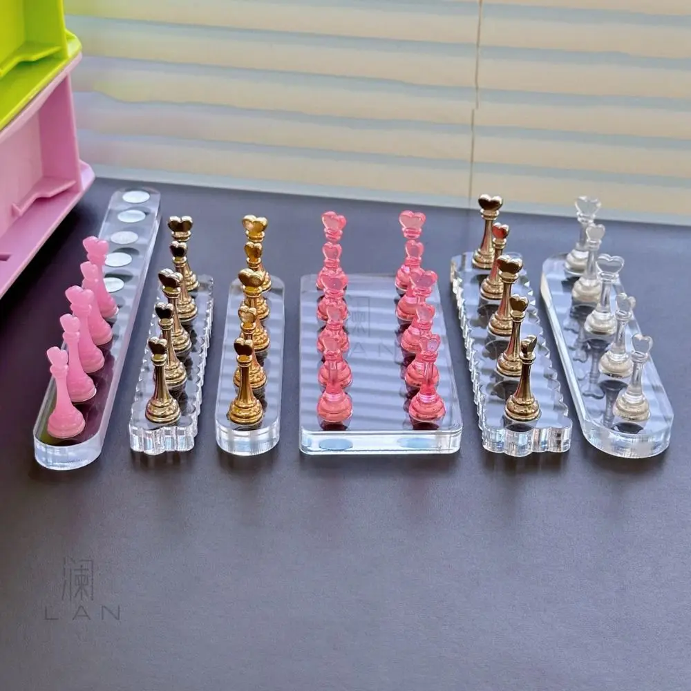 Reusable Love Nail Holder Set 5/10 Nail Holder Press on Acrylic Nail Stand Acrylic Base Firmly Nail Tips Display Kit Home