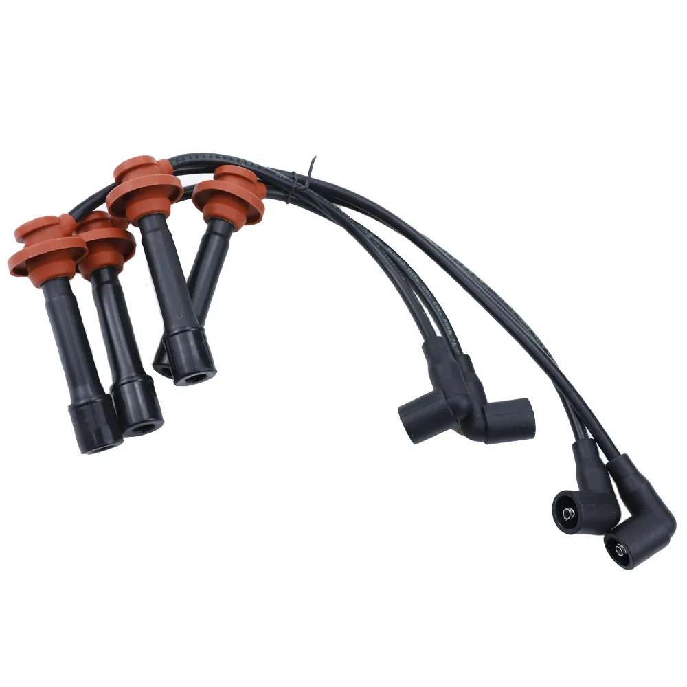Ignition Wire Set For Chery Cowin QQ QQ3 S11 QQ6 S21 2002-2014 1.0L 1.1L Spark Plug Cable Kit Accessories