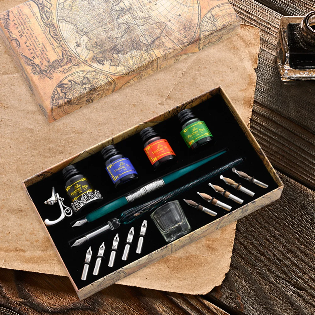 Уникальные наборы ручек для ка – обзор и цена Glass Dip Pen Calligraphy Ink Set
