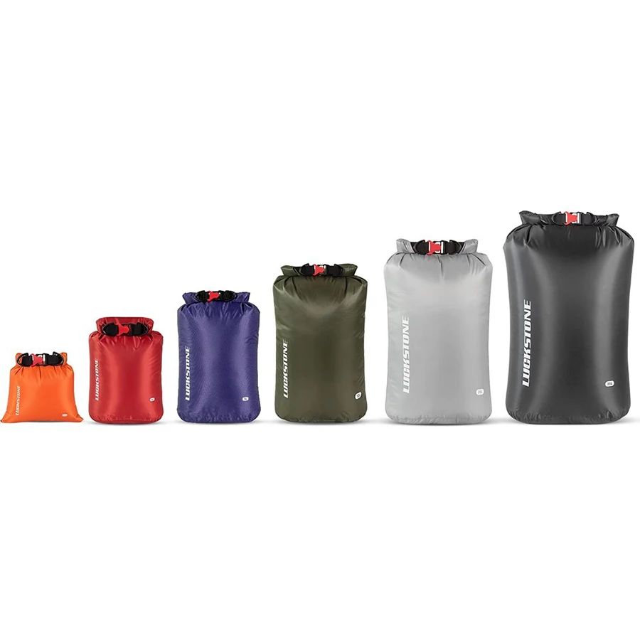 

70D Nylon Waterproof Lightweight Dry Wet Bag Sports Large Capacity For Swim Gym Travel Storage Bags 1.5L/3L/5L/12L/20L/35L