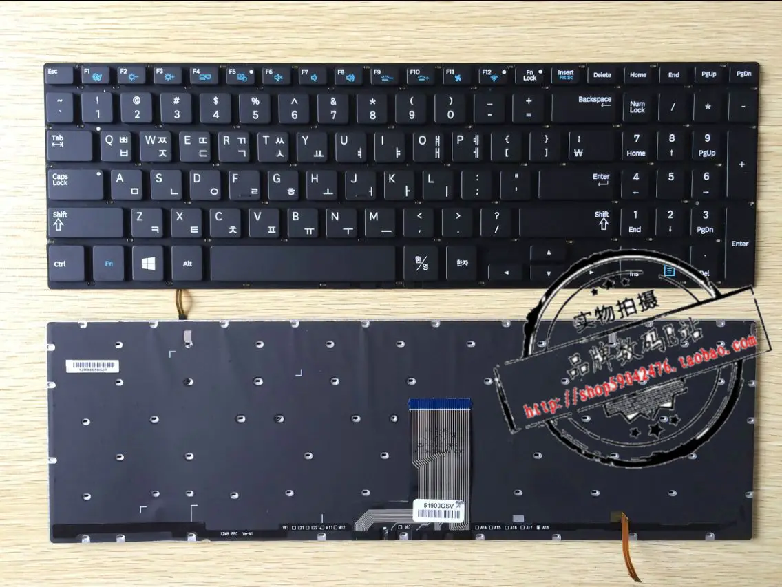 For Samsung NP-880Z5E 870Z5E 780Z5E 670Z5E 670Z5E Backlit Keyboard