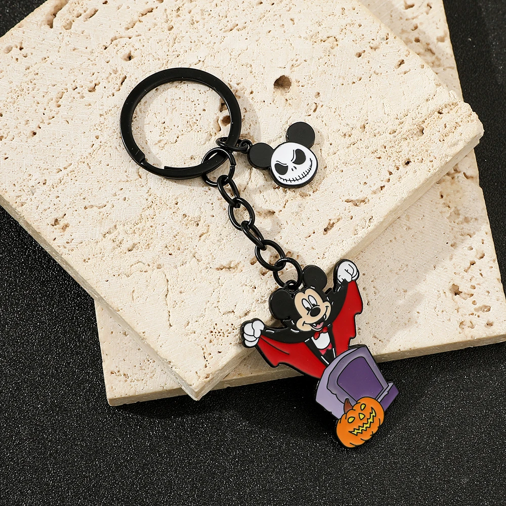 Disney Cartoon Mickey Mouse Keychain Fashion Cartoon Figure Mouse Pendant Travel Backpack Accessories Mickey Pendant Keychain