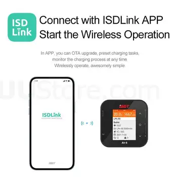 Nuovo caricabatterie e scaricatore bilanciato ISDT Air8 Lipo 20A 500W DC 1-8S Li-Po Li-Hv Li-Ion Li-Fe NiMH Ni-Cd Pb 12 best sales bg 8s - №4