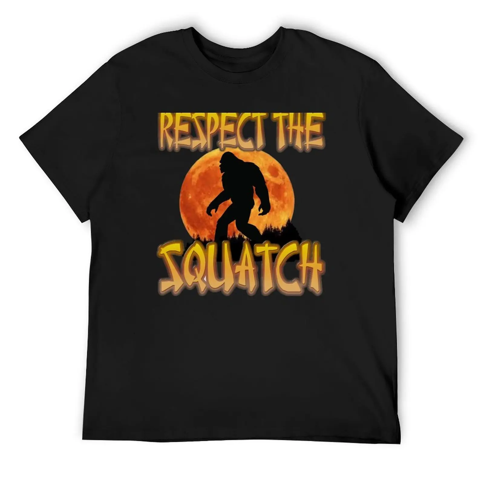 

RESPECT THE SQUATCH T-Shirt quick-drying summer shirt Aesthetic clothing heavyweight t shirts for men