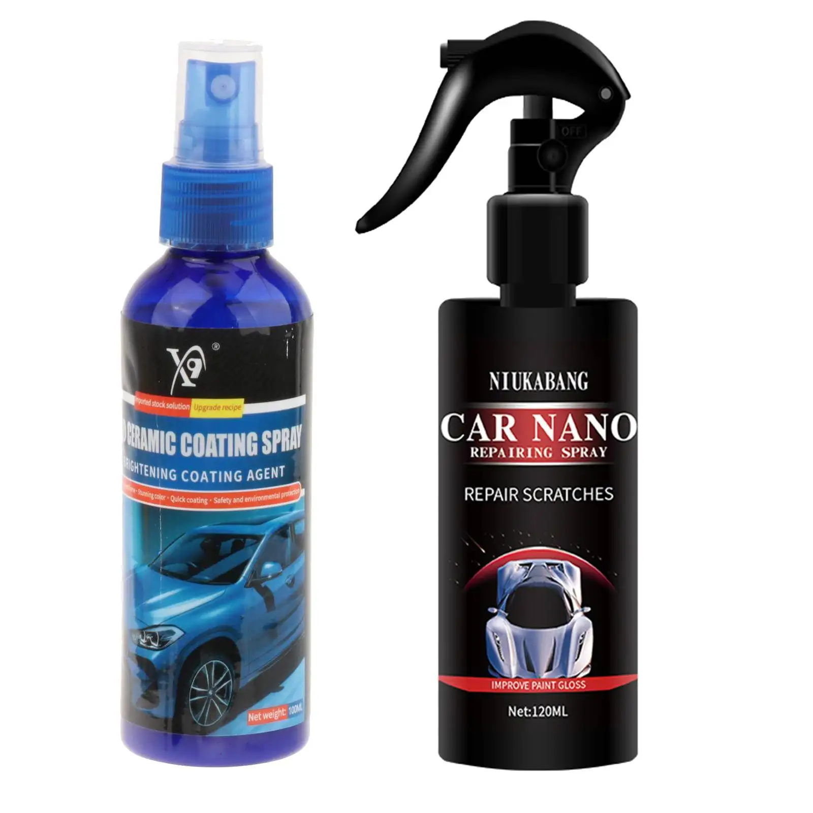 

120ml 100ml Ceramic Coating Spray Nano Car anti Scratch Spray Nano Hydrophobic Coating Liquid Glass Coating Car Paint Care