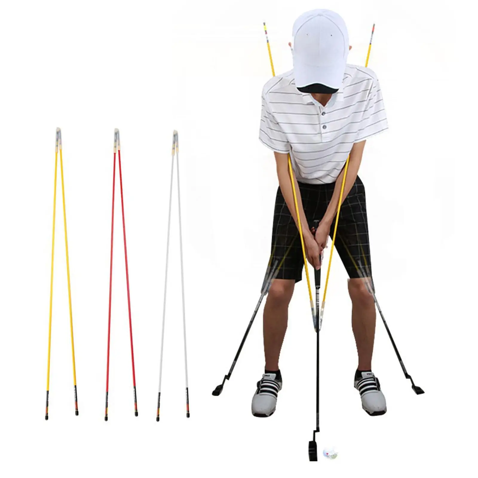 

Golf Swing Trainer Supplies Golf Practice Stick for Sports Outdoor Golfer