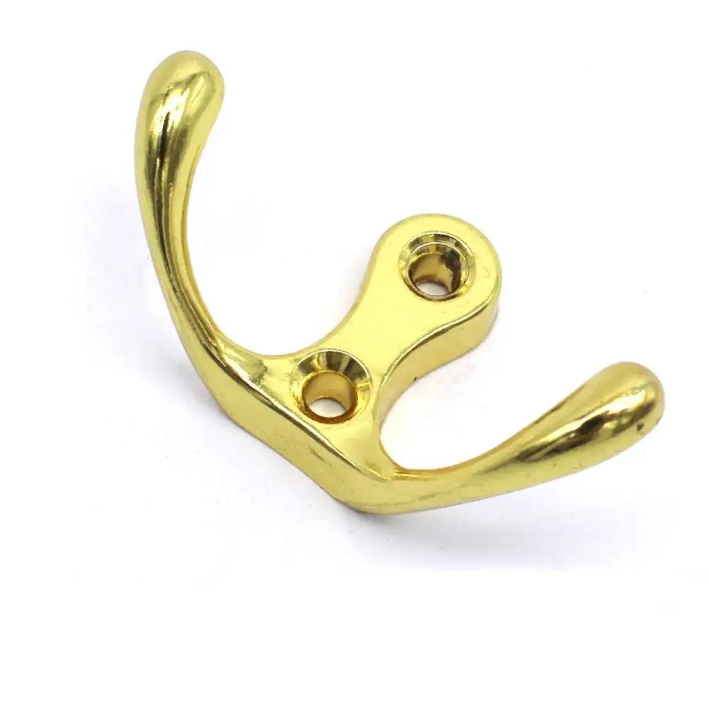 Zinc Alloy Clothes Hanger Hook Easy To Install Strong Bearing Capacity Wall Mounted Coat Rack Thicken Durable Towel Hook