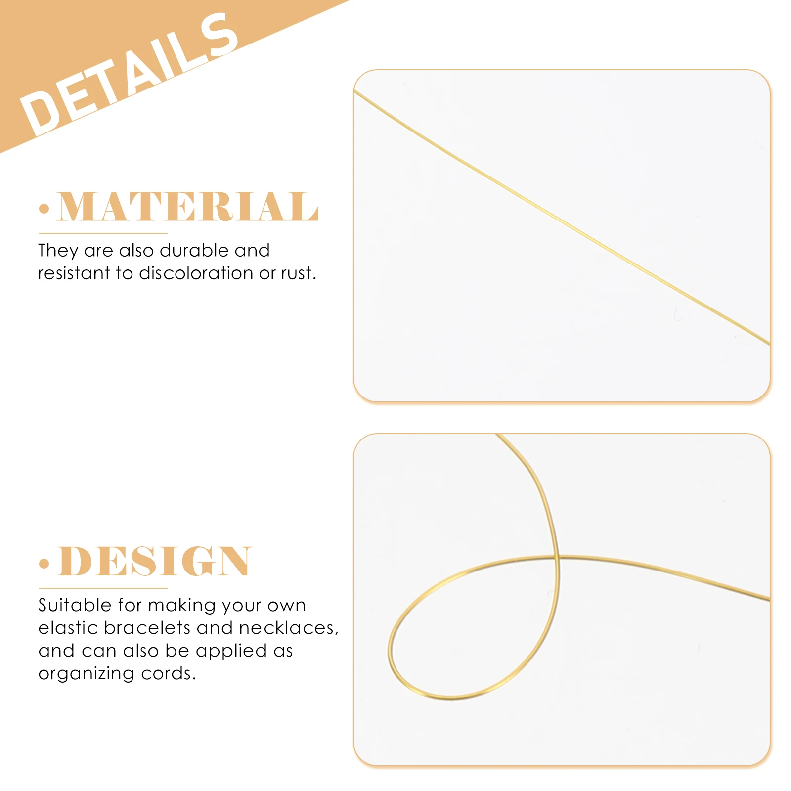 

20 Gauge Copper 20Meters Jewelry Making Beading String DIY for Bracelet Earring Stringing Wire Weaving Bead String