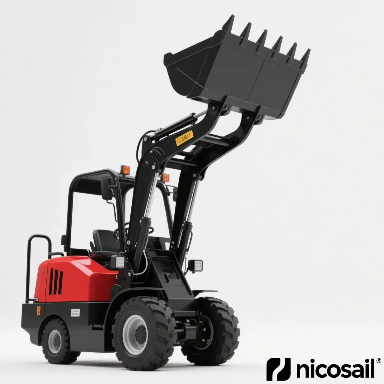 

Chinese telescopic forklift remote control loader wheel loader off-road forklift remote control loader customized product with C