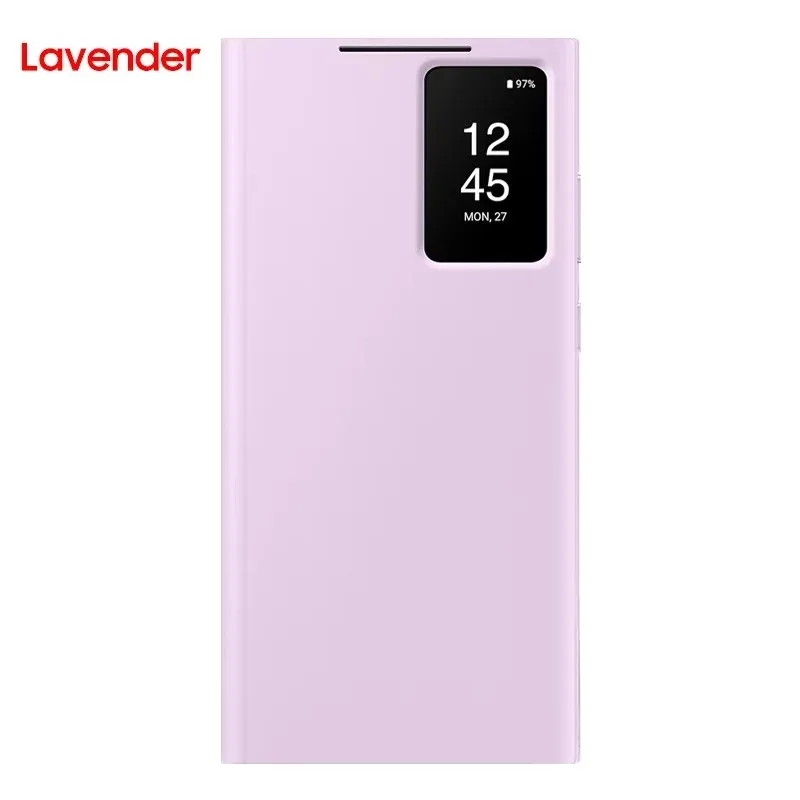 Original Galaxy S23 Ultra Smart View Wallet Smartphone-Hülle für Samsung Galaxy S23 Ultra Smart Clear View Flip Cover EF-ZS918