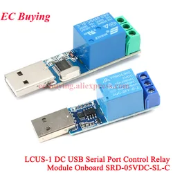 10 stks-1 st LCUS-1 type USB Relaismodule Elektronische Converter PCB USB Intelligente Schakelaar SRD-05VDC-SL-C 5 V 10A Rele
