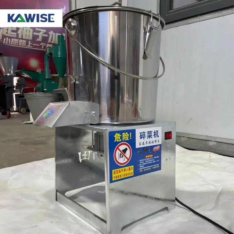 

High Efficiency Electric Vegetable Shredder Crusher Chaff Cutter Grass Chopper For Rabbit Pig Sheep Feed Processing