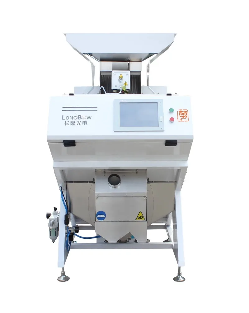 All in One 64 Channel Walnut Peanut Color Sorter with Cleaner and Shape Separator for Pulses Bean Processing Customize