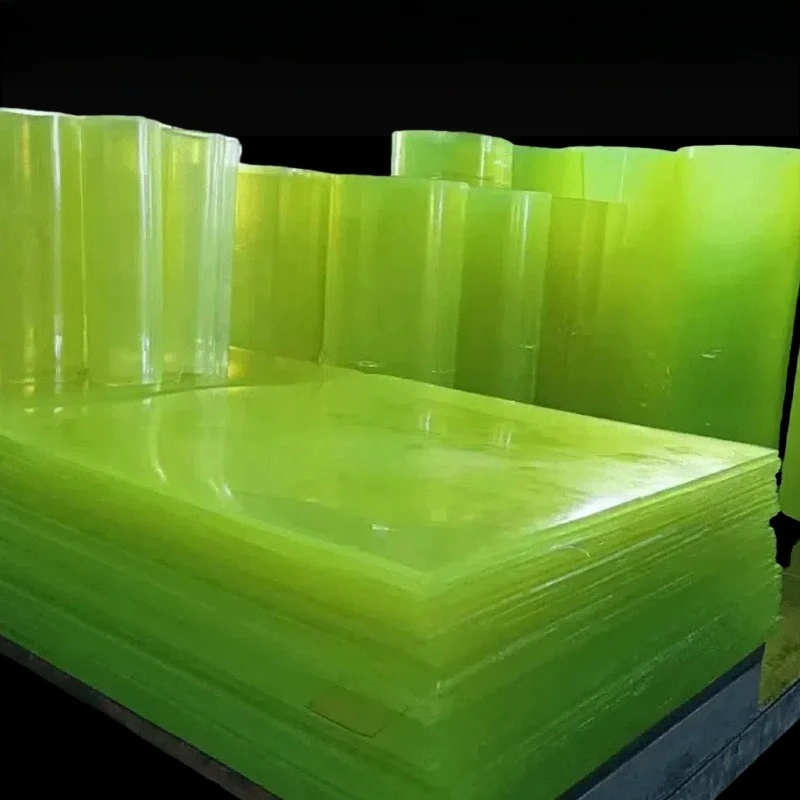 High Elasticity PU Plate Polyurethane Sheet Board Thickness: 1/2/3/4/5/6/8/10/12/15/20mm Width: 100-500mm Beef Tendon Plate