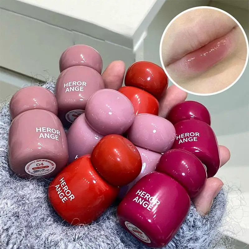 HERORANGE Mirror Lip Glaze Lasting Water Light Toot Lip Moisturizing Moisturizing Lip Gloss Long-Lasting Lipstick
