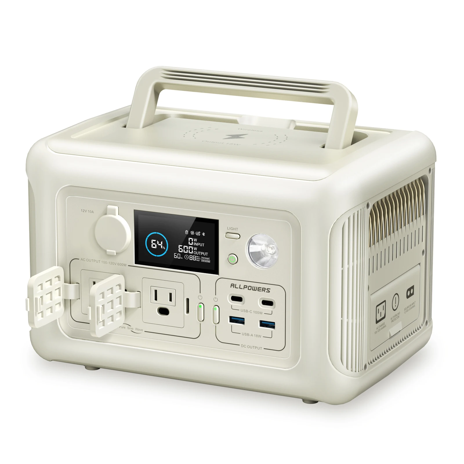 Portable Power Station 600W Ups - ALLPOWERS R600 UPS con Batteria di