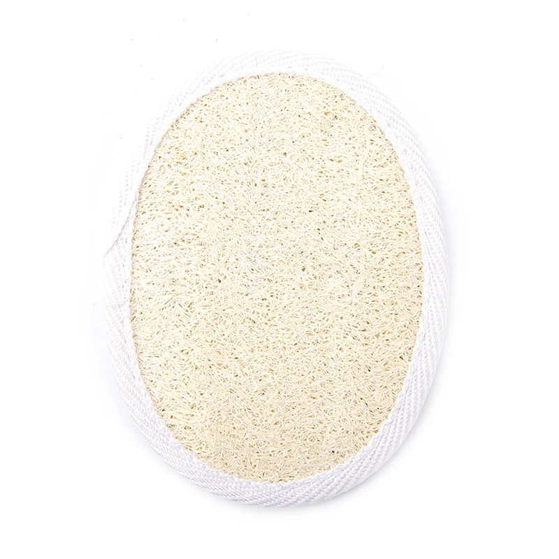 Luffa doux et naturel pour le bain et la douche, unisexe, massage, spa, épurateur, éponge, sangle arrière, corps, peau, outil de livres de santé