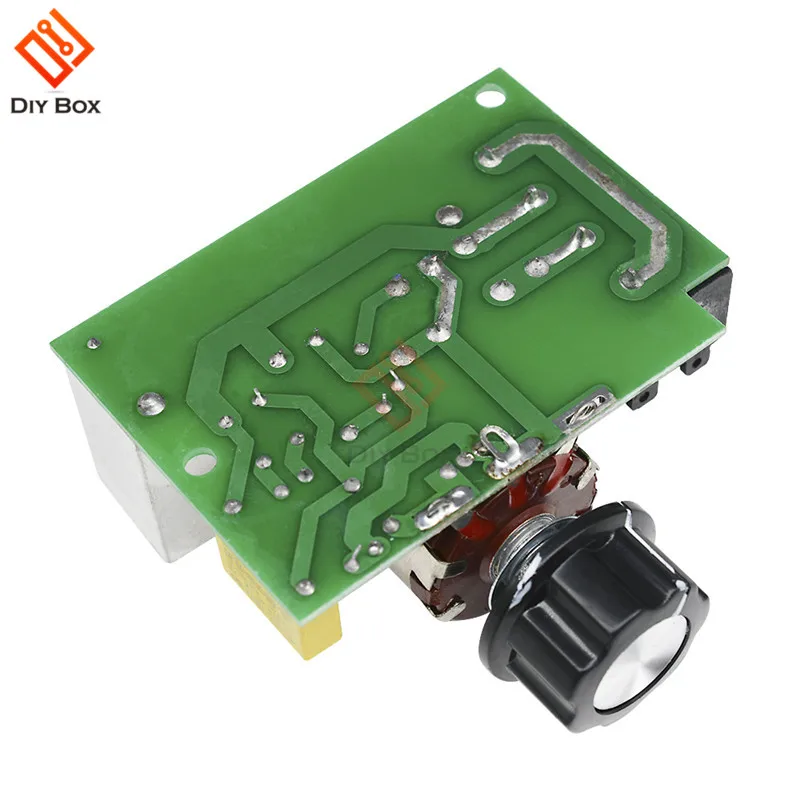 4000W 0-220V AC SCR Electric Voltage Regulator 4000 W Motor Speed Controller Dimmers Dimming Speed With Temperature Insurance