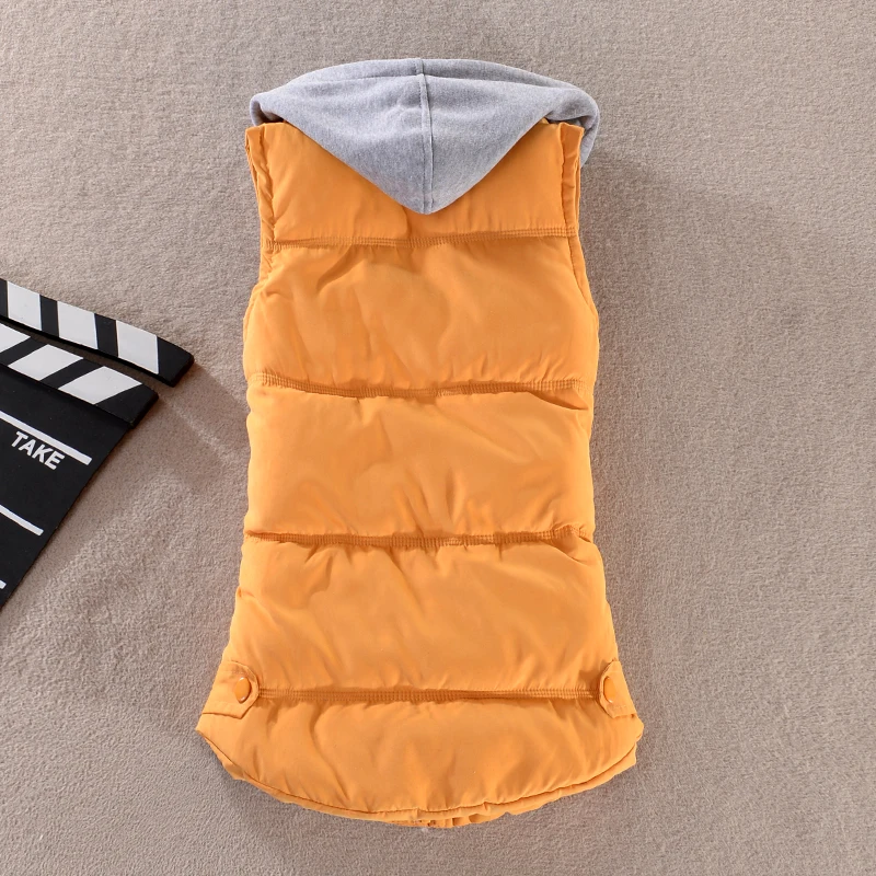 plus Size 6XL Women's Hooded down Vest Warm Autumn Winter Thick Oversized Removable Waistcoat for Female