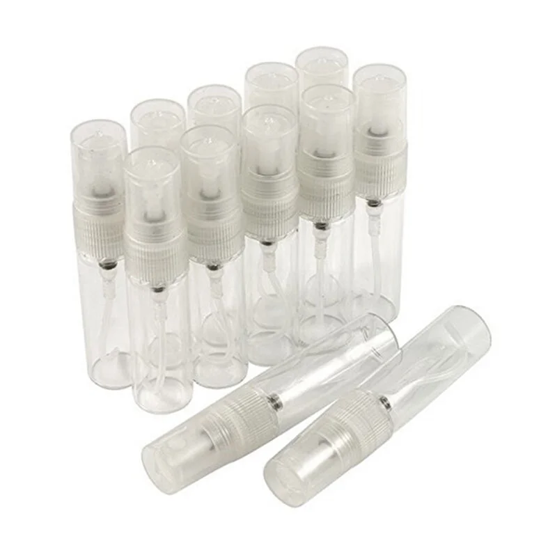 

ABWR-75Pcs Мини 5 мл стеклянный многоразовый дорожный парфюм пустой флакон распылитель насос-спрей