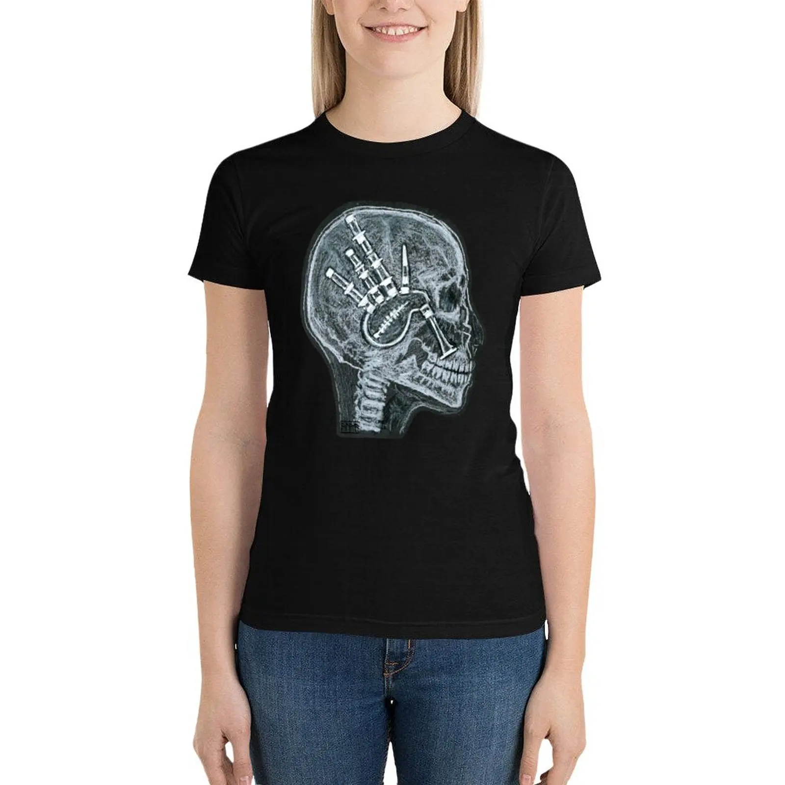 Bagpipes in my mind T-Shirt Aesthetic clothing Female clothing female t-shirt dress for Women long