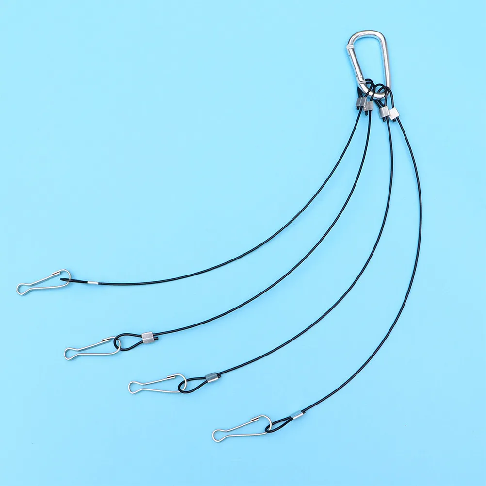 

10Pcs Plant Grow Light Hanger Rugged Stainless Steel Wire 1Mm Thick 300Mm Long Support Rope for Grow Lamp Setup Light Wire Rope