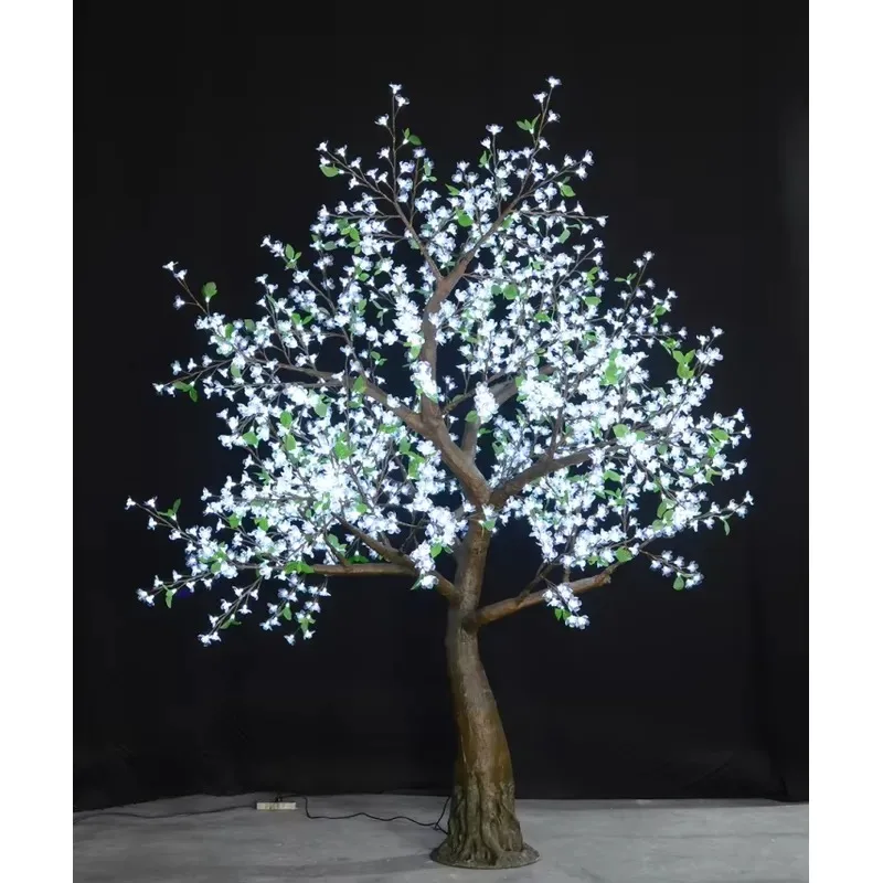 Outdoor wedding decoration waterproof outdoor Christmas LED cherry tree floor lamp
