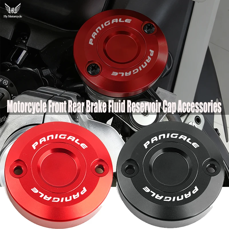 

Motorcycle For DUCATI Panigale V4 V4S V4R V2 Panigale 1299 1199 S R 959 899 CNC Rear Front Brake Clutch Reservoir Fluid Cover