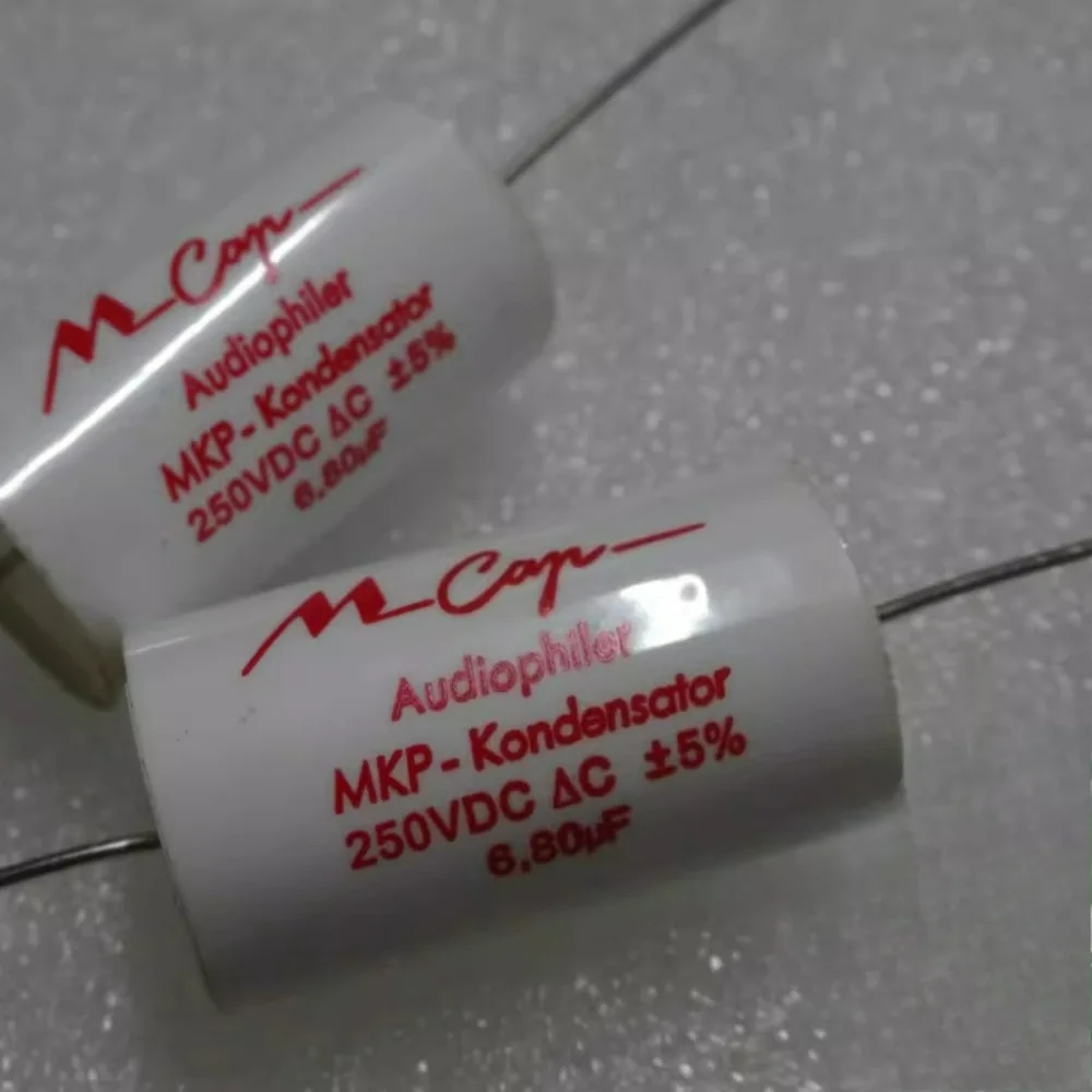 M-Cap 6.8uf/250v 6u8 685 Brand New Axial Non-polarized Crossover Capacitor Audiophiler