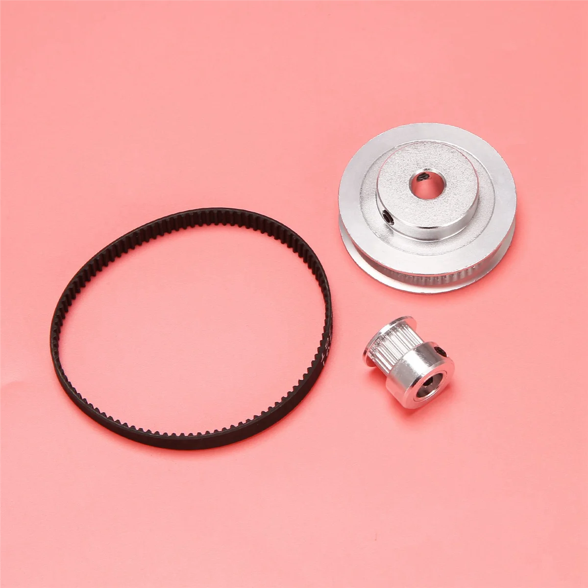 AT77 2Gt عجلة متزامنة 1:3 تخفيض بكرة نقل بكرة نموذج حزام ميكانيكي للطابعة ثلاثية الأبعاد - 200X8X8Mm