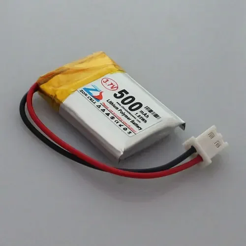 In 500 mAh 602030   3,7 V lithium-polymeerbatterij, Bluetooth MP3 draadloze kaart audiorecorder Oplaadbare Li-ion cel