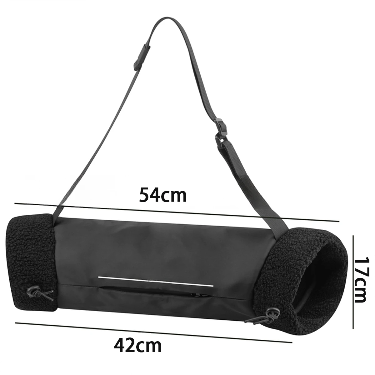 

Black Football Hand Warmer With Secure Zipper Front Pocket Essential Accessory For Game Day Hand Warmer Pouch Not Bulky