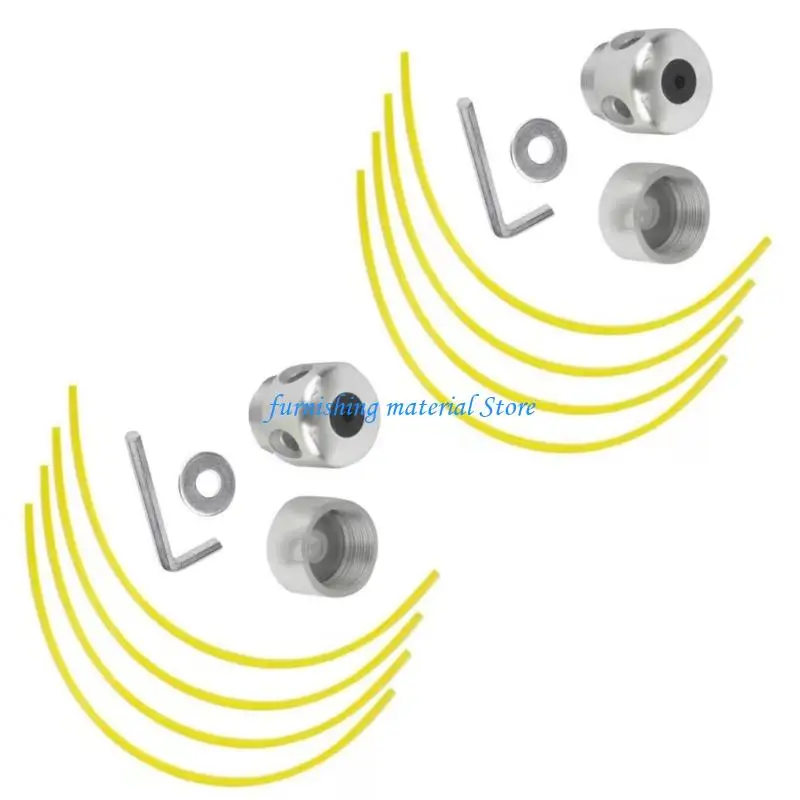 Y5GD Heavy Duty Industrial Aluminum Trimmer Head for Crossbody 4 Cycle Grass Cutting Machines Professional Landscaping Use