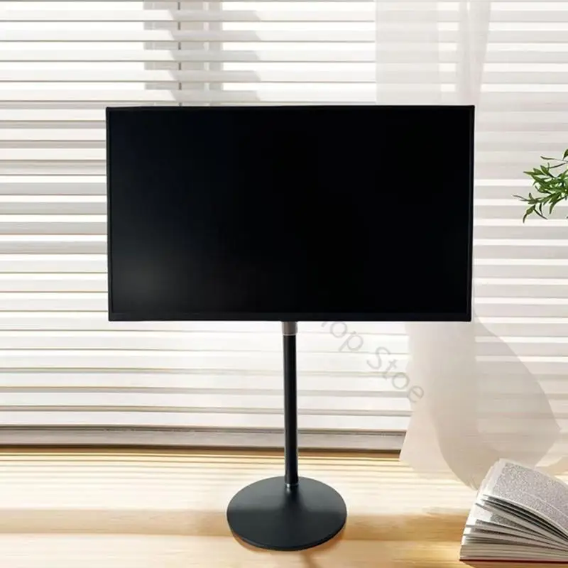 96BA Desktop-Monitorständer für 7 bis 18,5 Zoll Displays, VESA 75 x 75 mm Metallständer mit runder Basis und – Detail 3