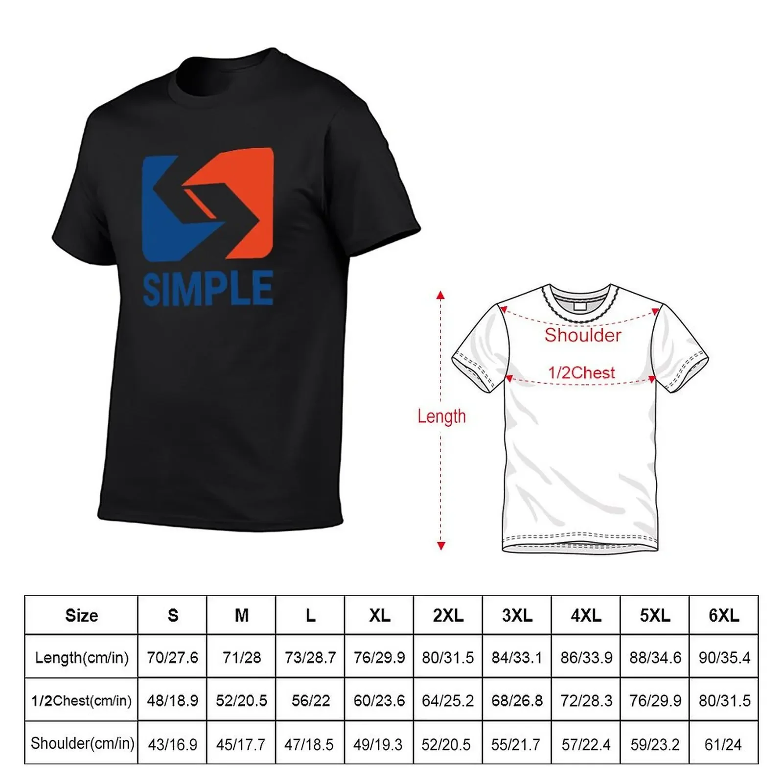 Keep It SIMPLE T-Shirt plus sizes customizeds summer tops anime figures oversized t shirt men image 2