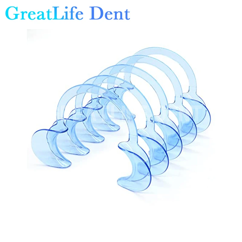 5pcs/set Dental Mouth Opener C Shape Dental Tool Intraoral Cheek Lip Retractor Mouth Spreader Lip Mouth Opener