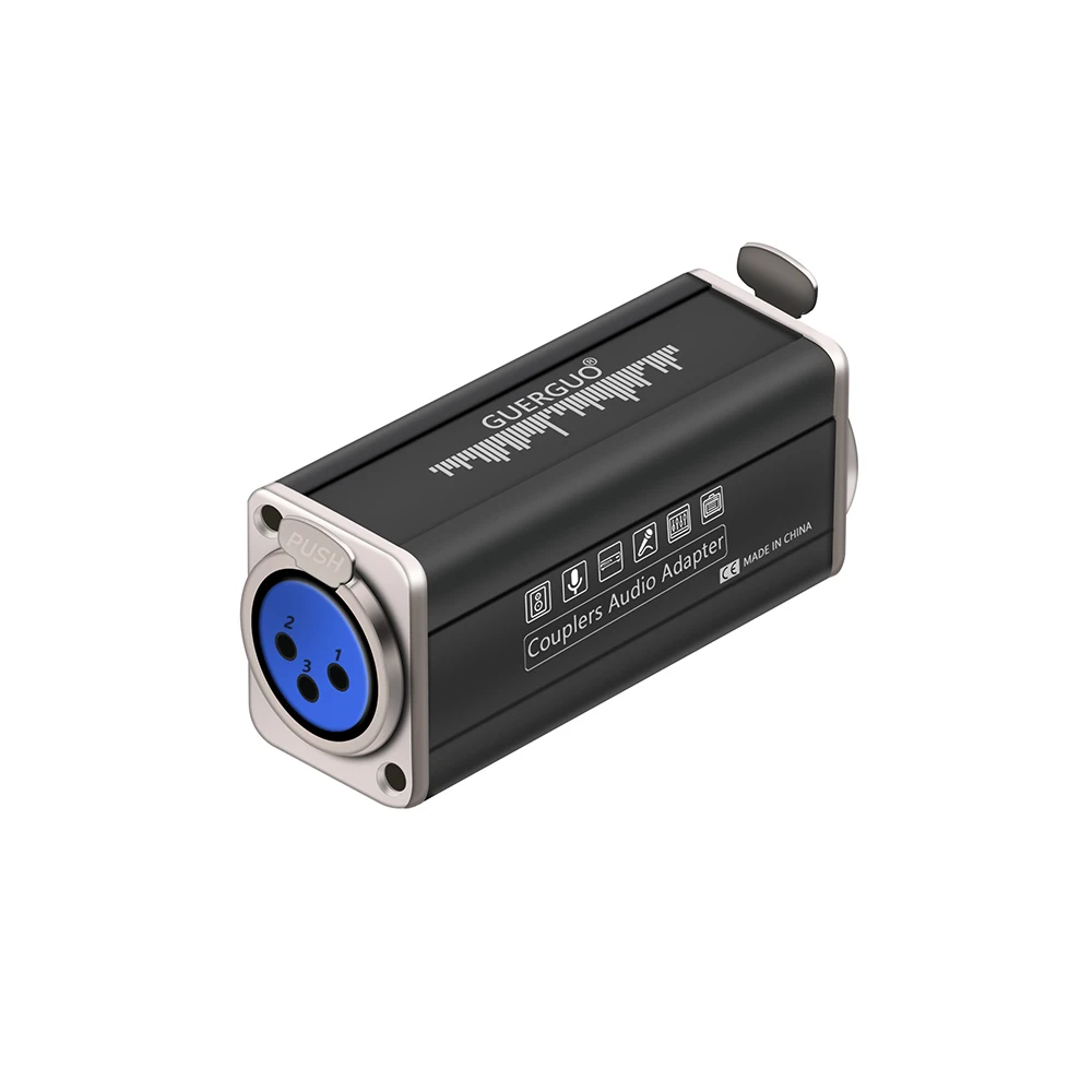 1pc 3Pin XLR Coupler Adapter,3Pins Female to Female XLR Panel Mount Chassis Socket Extension Connectors for Mixers Microphone