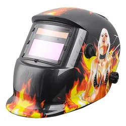 1112 Professional Solar Energy Auto Darkening Welding Helmet Welding MASK Welder TIG MIG Grinding Mask Robot Style