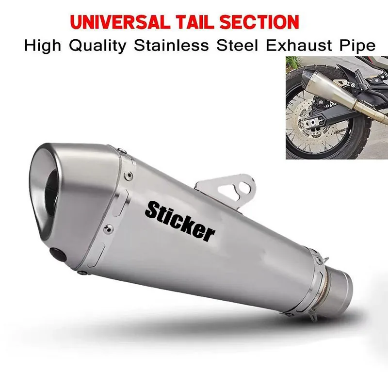 

51mm Universal Motorcycle Yoshimura Exhaust Muffler Escape B180 Pipe 100cc-1000cc ATV GP Scooter For fz6 pcx125R1 R3 R6 Nmax